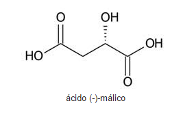 ácido (-)-málico