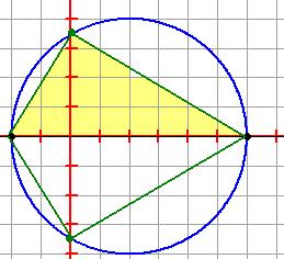 A área procurada é o dobro da área do triângulo assinalado